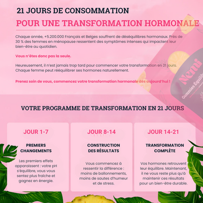 Slimélia® : Gummies Équilibre Féminin Ananas