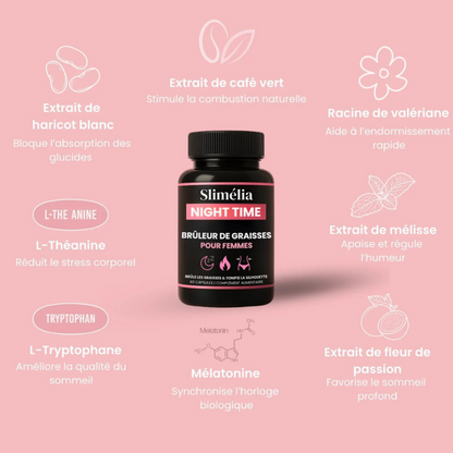 Slimélia® : Brûleur de Graisse Nocturne 100% Naturel
