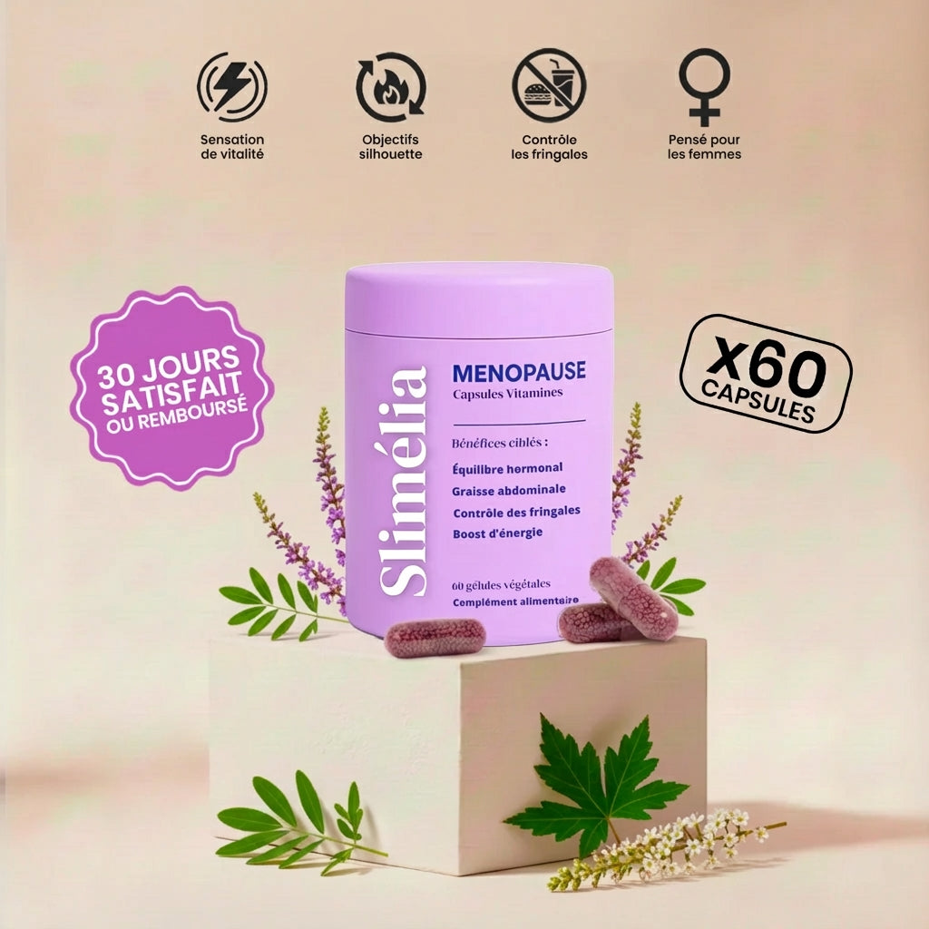Slimélia® : Brûleur de Graisse Spécial Ménopause