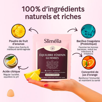 Slimélia® : Gummies Équilibre Féminin Ananas