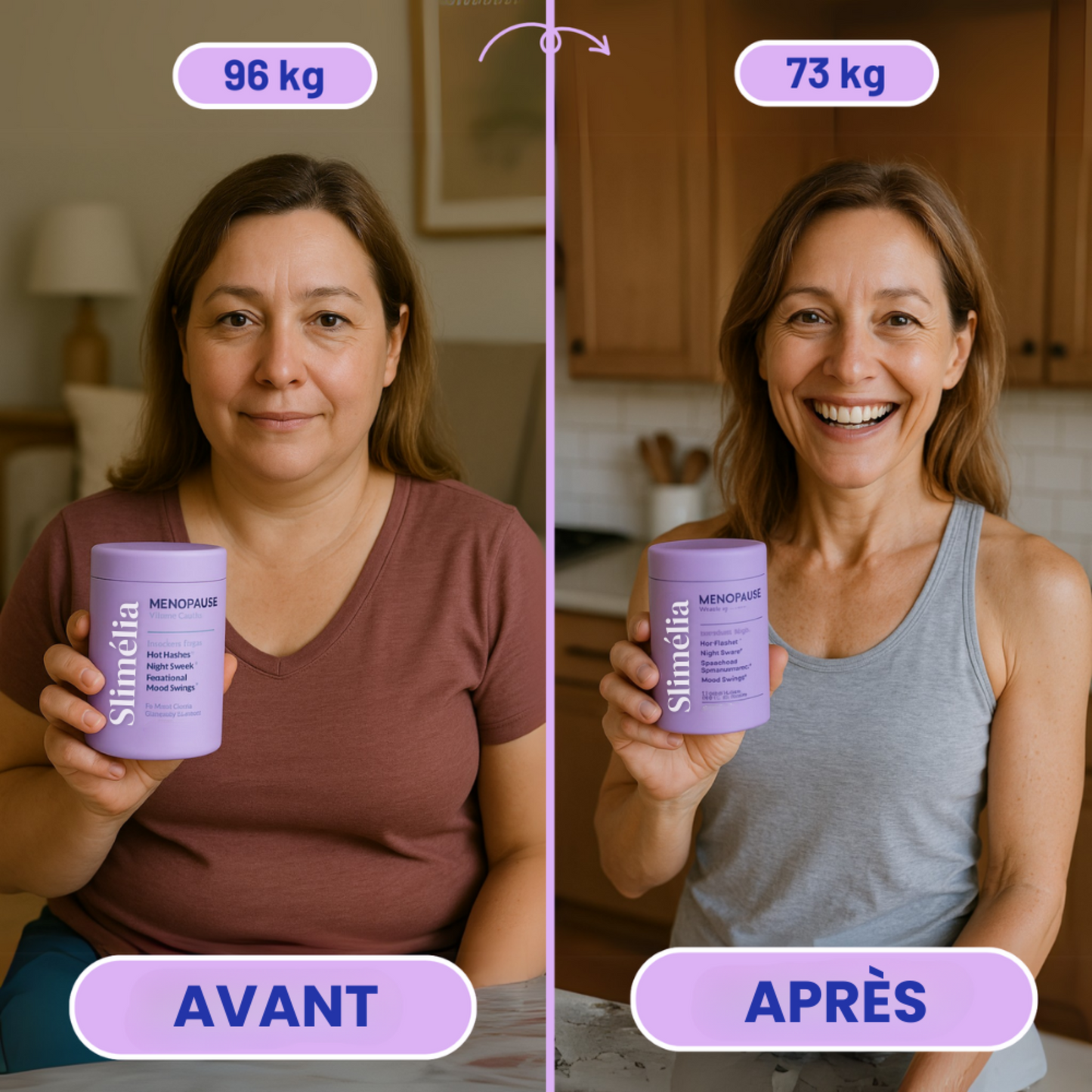 Slimélia® : Brûleur de Graisse Spécial Ménopause