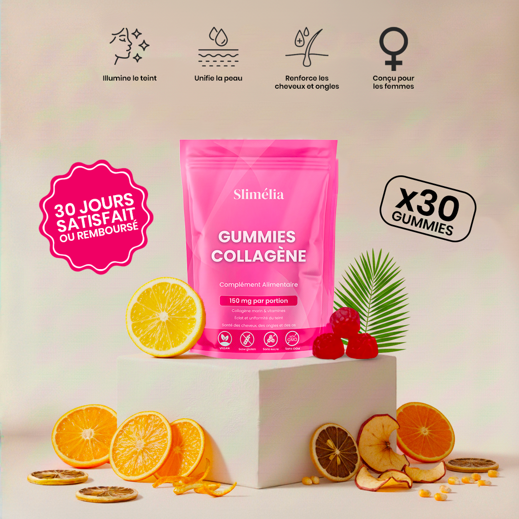 Slimélia® : Gummies Collagène Marin & Éclat